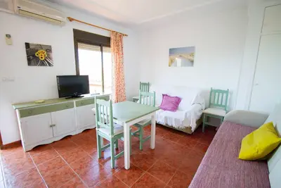 Image de Appartement pour 2 adultes + un enfant, jusqu'à 8 à la plage de Bologne Tarifa