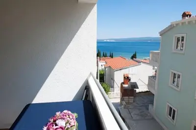 Image de Appartement Studio dans Duće avec vue mer, Balcon, Climatisation, Wifi (132-4)