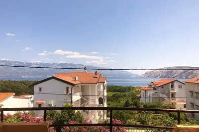 Image de Appartement Studio dans Lopar avec terrasse, Climatisation, Wifi (4842-1)