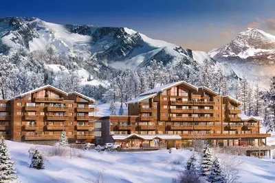 Image de F2 Neuf classé 4 étoiles sur piste avec accès piscine-spa-hammam-sauna