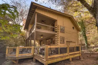 Image de Vous ne trouverez pas de cabine avant de ruisseau plus proche que celle-ci!