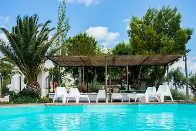 Image de Farmhouse in private estate, with mountain views and pool