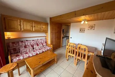 Image de Les Saisies - 2 P. Cabine 6 Pers. Ensoleillé et équipé