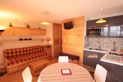 Image de Charmant appart au 2e étage, 5 pers, balcon, WiFi, casier à skis, Les Saisies