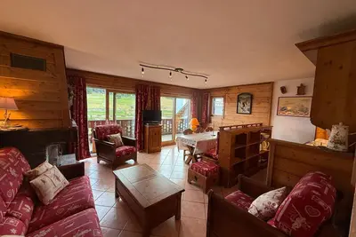 Image de Superbe appartement 4 pièces avec cheminée, 6 pers, Wifi - Les Saisies