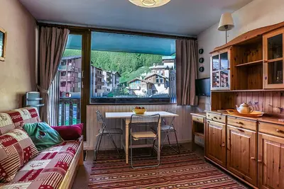 Image de Studio cosy avec balcon au cœur de Val d'Isère, proche pistes et commerces