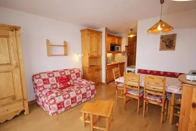 Image de Appartement Les Saisies 2 pièces, plein sud, 5 pers, balcon