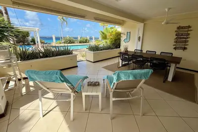 Image de Appartement avec vue frontale sur la mer à 5 minutes à pied du centre de Kralendijk