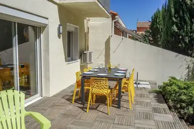 Image de Belle maison de vacances pour 6 personnes avec Wifi, climatisation, Tv, terrasse et parking