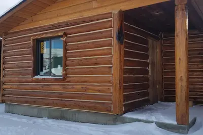 Image de Nouvelle cabane en rondins, Ă quelques pas de Yellowstone