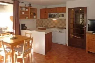 Image de 3ème étage, balcon, télévision, casier à ski, 30m², Les Orres