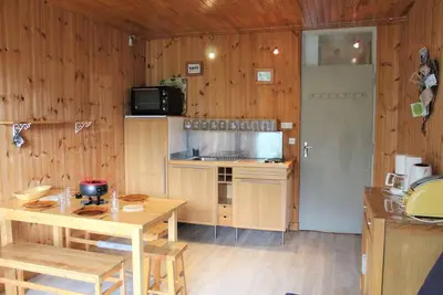 Image de Pied des pistes de ski, 11er étage, vue montagne, balcon, télévision, casier à ski, 25m², Vars