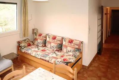 Image de Appt skis aux pieds avec parking, balcon, 4 lits, animaux acceptés
