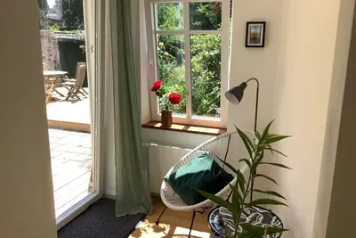 Image de Haus Schönkamp - élégante maison jumelée à 2 km de la belle vieille ville de Lübeck