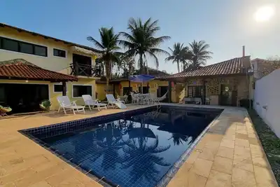 Image de Magnifique maison à Barra do Una, située à 100 m de la plage!