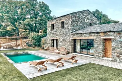 Image de Maison AVoglia au coeur des montagnes piscine chauffée près de St Florent/Bastia