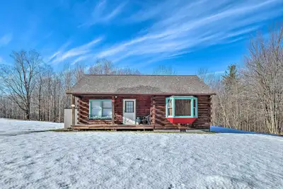 Image de Nouveau! High Peak Heaven: Cabane en rondins confortable sur 1 acre!