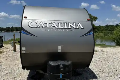 Image de Aire de camping-car avec de magnifiques couchers de soleil sur le lac Conroe