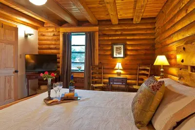 Image de Cozy Log Cabin (Apt. ) Sur Lookout Mountain