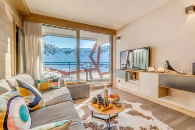 Image de Appartement Premium 4* 2 pièces + cabine, balcon, au cœur de Tignes le Lac