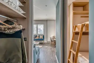 Image de Premium T2 pour 4 à Tignes avec vue lac, équipements inclus