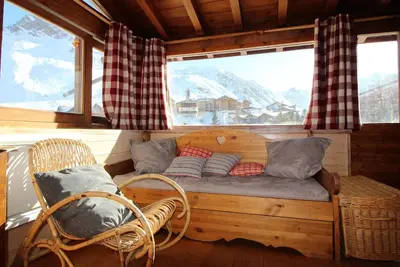 Image de Chalet traditionnel 3 pièces avec terrasse et wifi