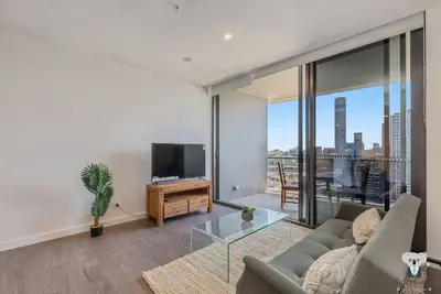 Image de South Brisbane Kozy 1Bed Apt + Parking Gratuit Qsb001
