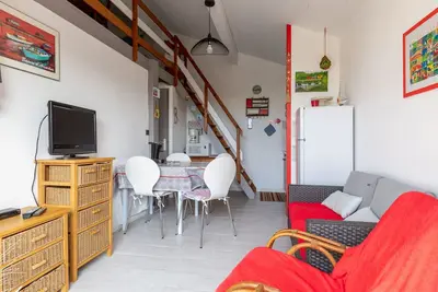 Image de Maison T2 avec Mezzanine Ă Biscarrosse Plage, Terrasse et Barbecue