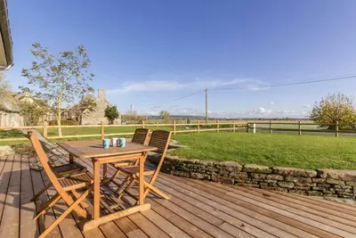 Image de Maison plain-pied vue baie Mont St-Michel, terrain clos, terrasse, animaux acceptés