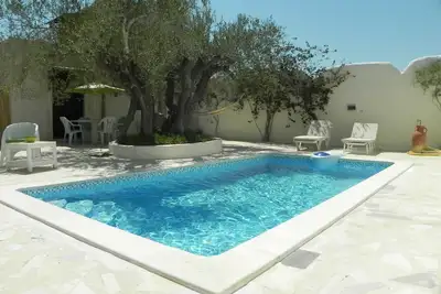 Image de Ghorfa Jolie Maison Piscine Privee Sans Vis A Vis \"Mer\/Desert Djerbadecouverte\"