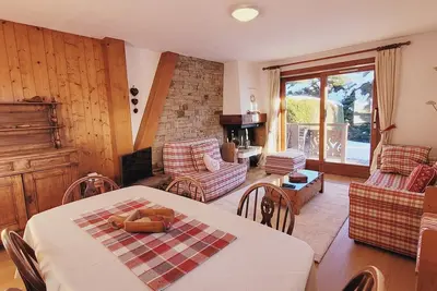 Appartement cosy 2 ch. à Megève - Terrasse, Piscine, Parking, Proche Centre