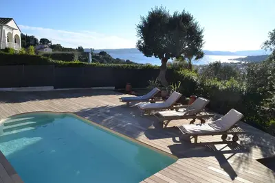 Image de Ste-Maxime  villa vue mer- quartier du sémaphore
