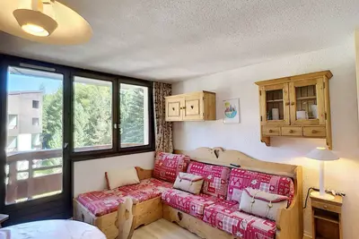 Image de Studio Cabine 4 Pers, Ski aux Pieds, Balcon, Les Menuires