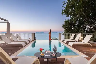 Image de Villa Lipari: huge villa with private pool and panoramic view over the sea and the Aeolian Islands