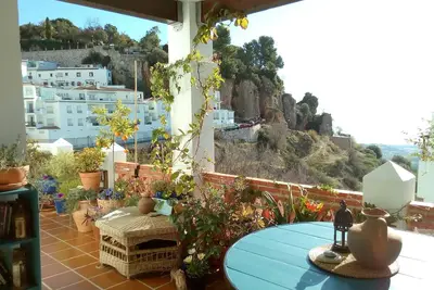 Image de Historic Mijas Pueblo: Superb views, garden terrace, A\/C, parking and wifi.