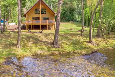 Image de Belle nouvelle maison sur la rivière Cullasaja