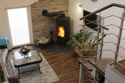 Image de Wellness Relax Loft (70m2) avec sauna intégré, cheminée et terrasse privée