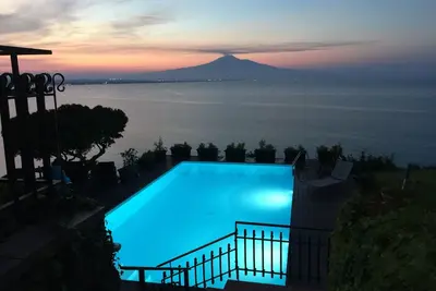 Image de Villa Carmela - Vue imprenable sur la mer et le volcan Etna et la piscine