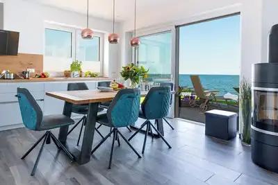 Image de BalticLounge 2 - sauna, cheminée, vue sur la mer Baltique, grande terrasse, 1ère rangée