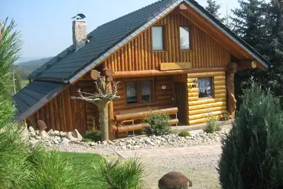 Image de Schneewittchenhütte- Holzblockbohlen Maison de vacances avec cheminée et sauna dans le Vogtland