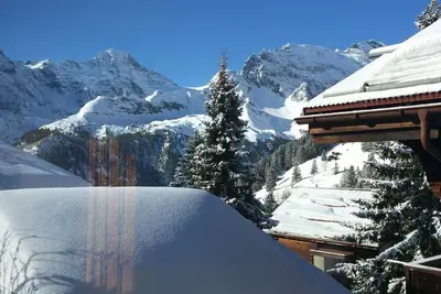 Image de Appartement de vacances Mürren pour 1 - 4 personnes avec 2 chambres à coucher - Chalet