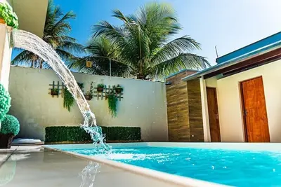 Image de Excellente nouvelle maison avec piscine et barbecue