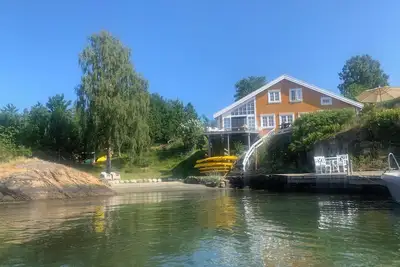 Image de Maison d'été au bord de l'eau 5 chambres, plage