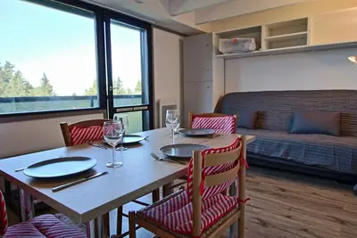 Image de Studio cabine avec balcon et parking couvert à Chamrousse