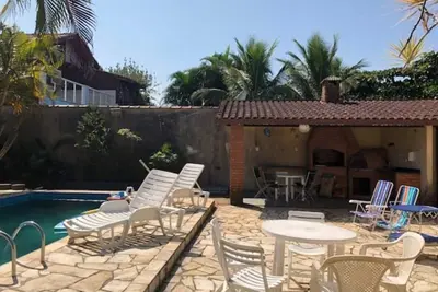 Image de Maison sur la plage avec piscine, barbecue à 50mt du marché, chaînes Sky 152 + Garage 4