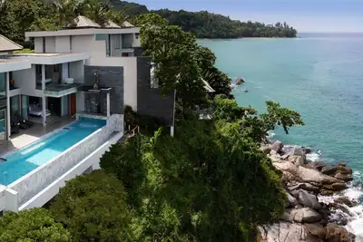 Image de Spectaculaire villa de 5 à 6 chambres avec piscine face à l'océan avec service de chef