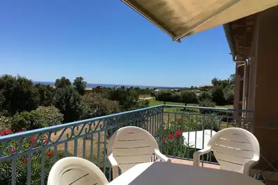 Image de Appartement golfe de St Tropez vue mer avec piscine