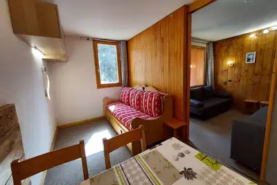 Image de Studio divisible 4 pers, animaux admis, centre station La Plagne