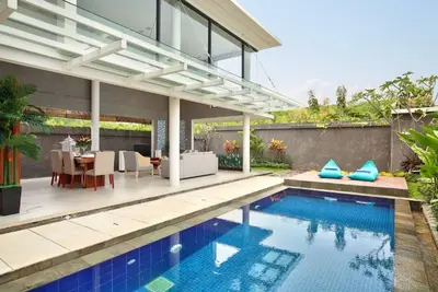 Image de Villa de 2 chambres de 2 chambres à Nusa Dua, idéale pour les grands groupes! Économique!