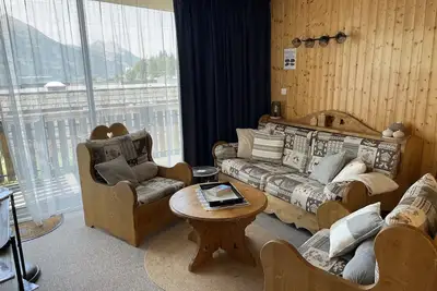 Image de Bel appartement spacieux au cœur de la station - 55m2, 3 pièces, 6 couchages